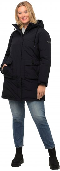 Ulla Popken HYPRAR Triple Function Fully Lined Waterproof Coat Black - Giacche - 
