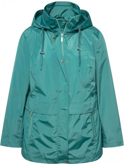 Ulla Popken HYPRAR Water-Repellent Windbreaker Soft Turquoise - Giacche - 