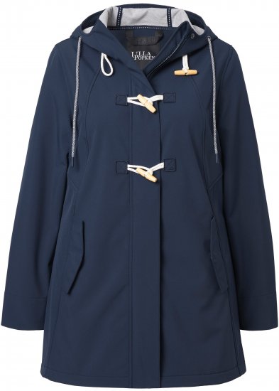 Ulla Popken HYPRAR Water-Repellent Softshell Jacket Navy - Giacche - 
