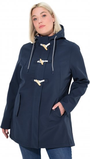 Ulla Popken HYPRAR Water-Repellent Softshell Jacket Navy - Giacche - 