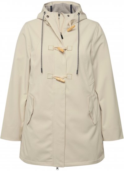 Ulla Popken HYPRAR Water-Repellent Softshell Jacket Vanilla - Giacche - 