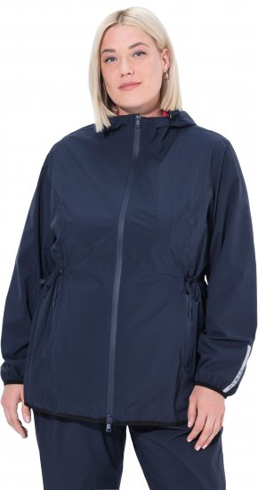 Ulla Popken Lightweight Rain Jacket Navy - Giacche - 