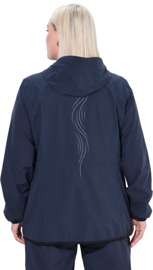 Ulla Popken Lightweight Rain Jacket Navy - Giacche - 