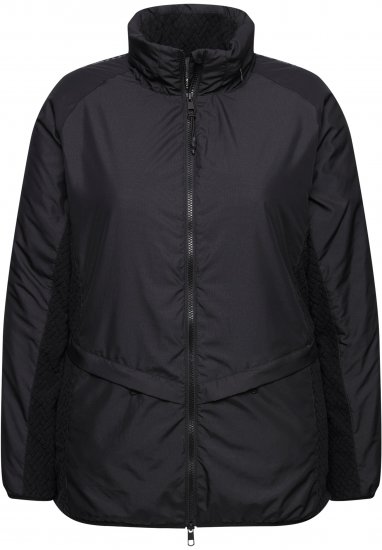 Ulla Popken Lightweight Functional Jacket Black - Giacche - 