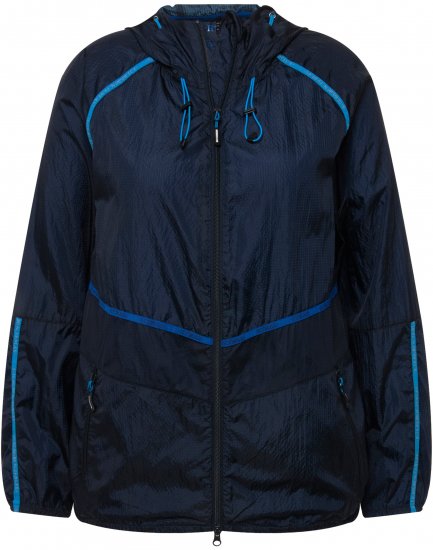 Ulla Popken Water Repellent Jacket Navy - Giacche - 