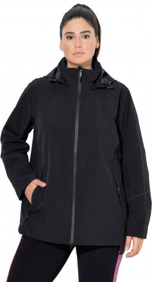 Ulla Popken Triple Function Performance Jacket Black - Giacche - 