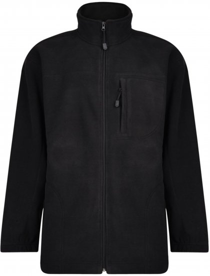 Espionage FL014 Bonded Fleece Jacket Black - Giubbotti - Giubbotti Uomo Taglie Forti