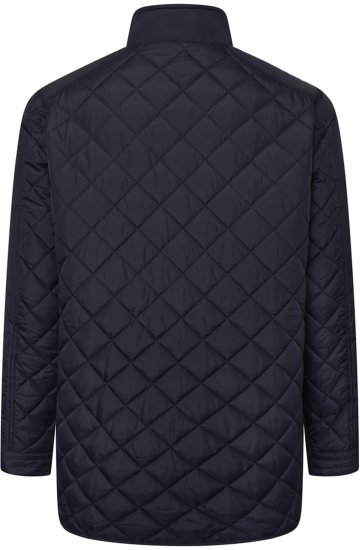 Kam Jeans KV139 Heritage Quilted Parka Jacket Navy - Giubbotti - Giubbotti Uomo Taglie Forti