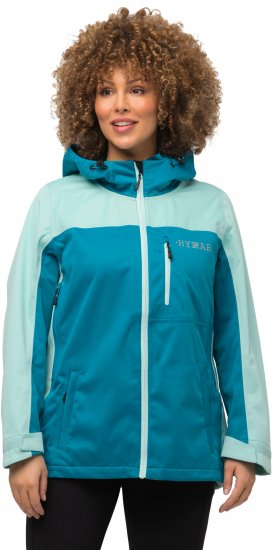 Ulla Popken HYPRAR Lightweight Triple Function Jacket Turquoise - Giacche - 