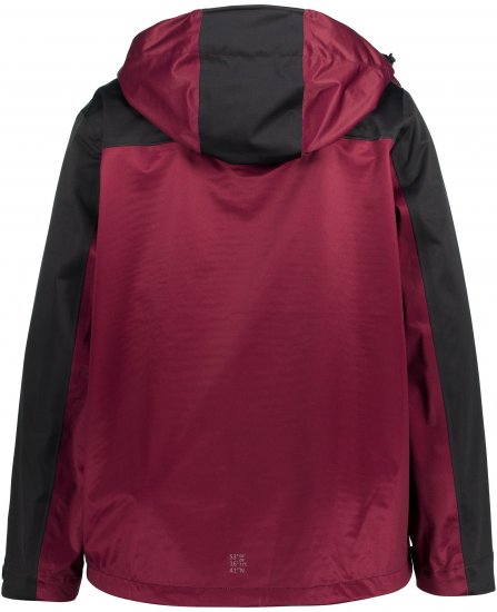 Ulla Popken HYPRAR Lightweight Triple Function Jacket Dark Berry - Giacche - 