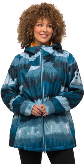 Ulla Popken HYPRAR 2-in-1 Waterproof Fitness Jacket Ink Blue - Giacche - 