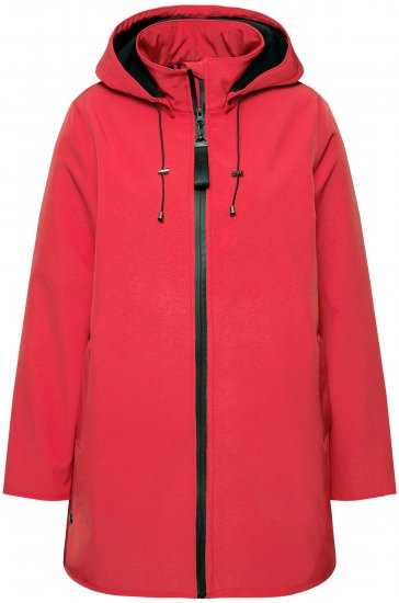 Ulla Popken HYPRAR Softshell Fleece-Lined Jacket Salsa Red - Giacche - 