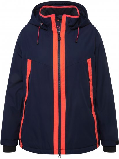 Ulla Popken HYPRAR Waterproof Triple Function Jacket Navy - Giacche - 