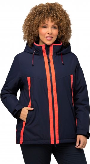 Ulla Popken HYPRAR Waterproof Triple Function Jacket Navy - Giacche - 