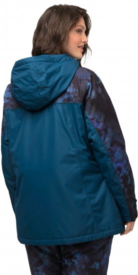 Ulla Popken Asymmetric Triple-Function Performance Ski Jacket Teal - Giacche - 