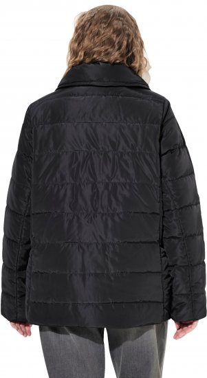 Ulla Popken Quilted Puffer Coat Black - Giacche - 