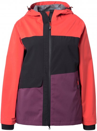 Ulla Popken HYPRAR Triple Function Jacket Dark Cherry - Giacche - 