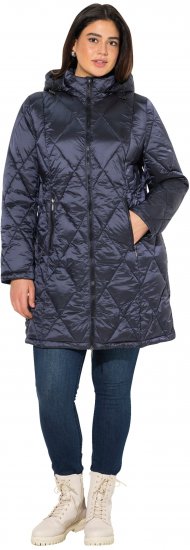 Ulla Popken HYPRAR Diamond Quilted Jacket Night Blue - Giacche - 