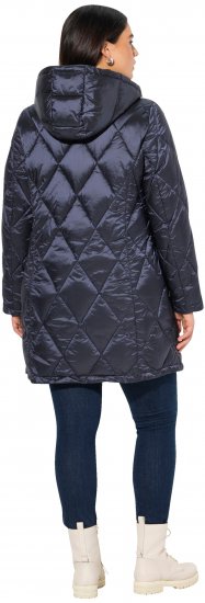Ulla Popken HYPRAR Diamond Quilted Jacket Night Blue - Giacche - 