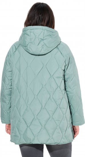 Ulla Popken HYPRAR Quilted Water Repellent Jacket Mint Green - Giacche - 