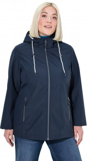 Ulla Popken HYPRAR Triple Function Softshell Jacket Navy - Ulla Popken - 