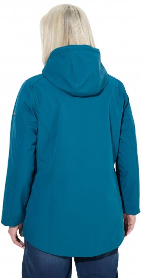 Ulla Popken HYPRAR Triple Function Softshell Jacket Teal - Giacche - 