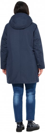 Ulla Popken HYPRAR Drawstring Waist Parka Navy - Giacche - 