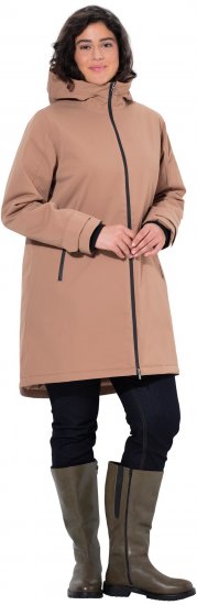 Ulla Popken HYPRAR Triple-Function Longline Jacket Camel - Giacche - 