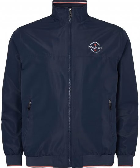 North Latitude 21171 Sporty Water Resistant 5000mm Bomber Jacket Navy - Giubbotti - Giubbotti Uomo Taglie Forti