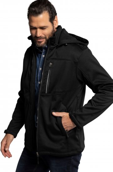JP1880 Softshell Wind and Water Resistant Jacket Black TALL - TALL giubbotti - 