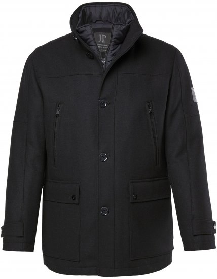 JP1880 Jacket Water-repellent Warm Black - Giubbotti - Giubbotti Uomo Taglie Forti