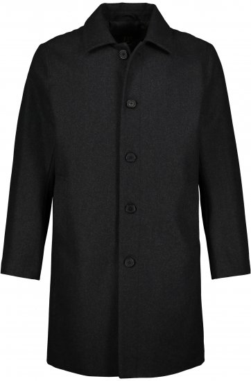 JP1880 Coat Wool Blend Water Repellent Dark Grey - Giubbotti - Giubbotti Uomo Taglie Forti