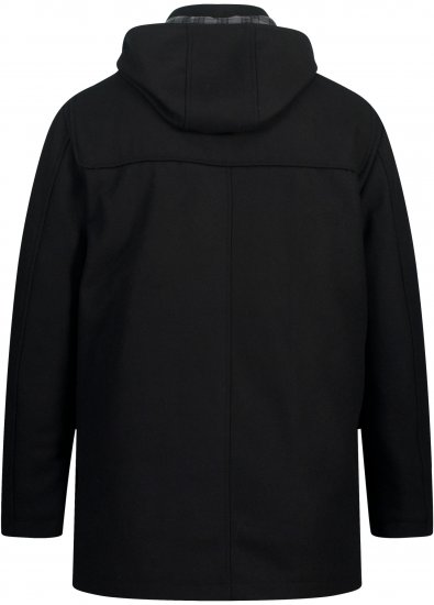 JP1880 Dufflecoat Water-repellent Black - Giubbotti - Giubbotti Uomo Taglie Forti