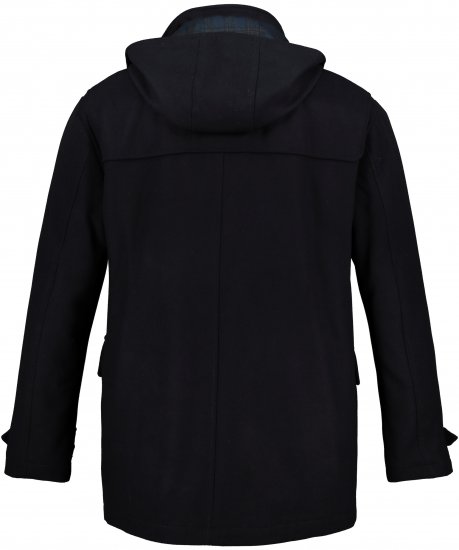 JP1880 Duffle Coat Water Repellent with Detachable Hood Navy - Giubbotti - Giubbotti Uomo Taglie Forti