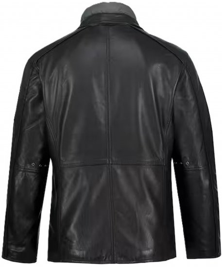 JP1880 Jacket Nappa Lamb Leather Black - Giubbotti - Giubbotti Uomo Taglie Forti