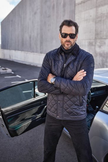 JP1880 Jacket Quilted Black - Giubbotti - Giubbotti Uomo Taglie Forti