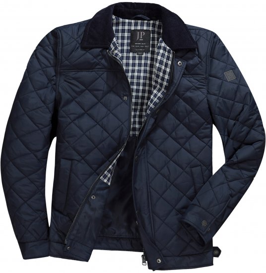 JP1880 Jacket Quilted Navy - Giubbotti - Giubbotti Uomo Taglie Forti