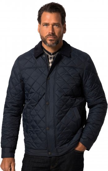 JP1880 Jacket Quilted Navy - Giubbotti - Giubbotti Uomo Taglie Forti