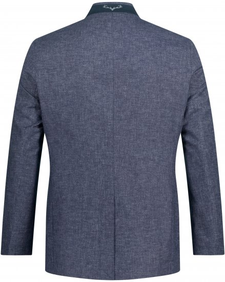 JP1880 Traditional Jacket Linen Blend Navy - Giubbotti - Giubbotti Uomo Taglie Forti