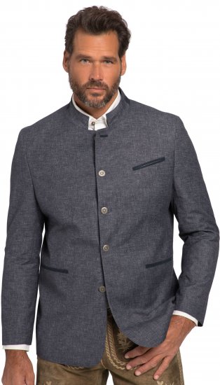 JP1880 Traditional Jacket Linen Blend Navy - Giubbotti - Giubbotti Uomo Taglie Forti