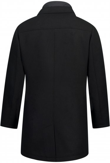 JP1880 Coat Wool Blend Quilted Black - Giubbotti - Giubbotti Uomo Taglie Forti