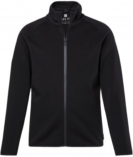 JAY-PI FLEXNAMIC® Golf Sweat Jacket with Zipper Black - Felpe & felpe con cappuccio - Felpe & Felpe con Cappuccio Uomo Taglie Forti