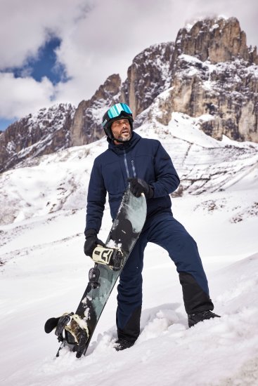 Jay-Pi Ski Jacket Functional Waterproof Windproof Navy - Abbigliamento sci - 