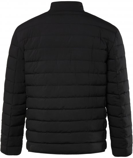 JP1880 Jacket Quilted Stand-up Collar Black - Giubbotti - Giubbotti Uomo Taglie Forti
