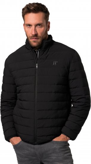 JP1880 Jacket Quilted Stand-up Collar Black - Giubbotti - Giubbotti Uomo Taglie Forti
