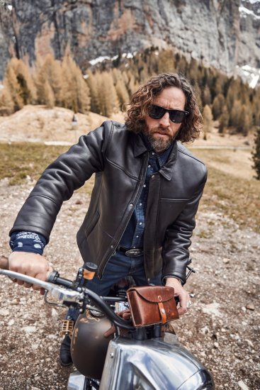 JP1880 Leather Jacket Soft Lamb Nappa Dark Brown - Giubbotti - Giubbotti Uomo Taglie Forti