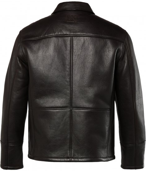 JP1880 Leather Jacket Soft Lamb Nappa Dark Brown - Giubbotti - Giubbotti Uomo Taglie Forti