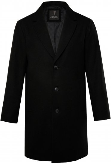JP1880 Coat Classic Wool Blend Black - Giubbotti - Giubbotti Uomo Taglie Forti