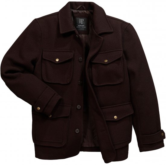 JP1880 Field Jacket Dark Brown - Giubbotti - Giubbotti Uomo Taglie Forti
