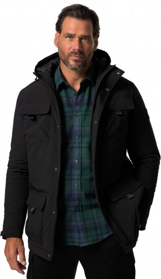 JP1880 Field Jacket Wind-repellent Black - Giubbotti - Giubbotti Uomo Taglie Forti